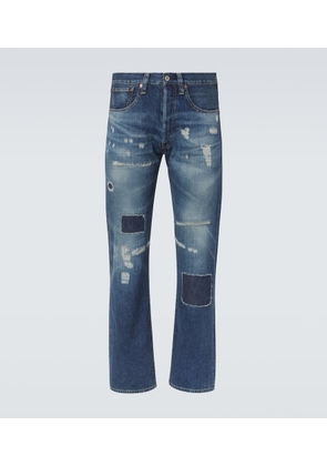 Junya Watanabe Distressed straight jeans