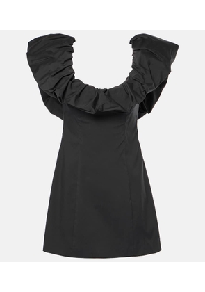 SIR Jones ruffled cotton-blend minidress