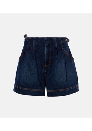 Veronica Beard Jaffe high-rise denim shorts