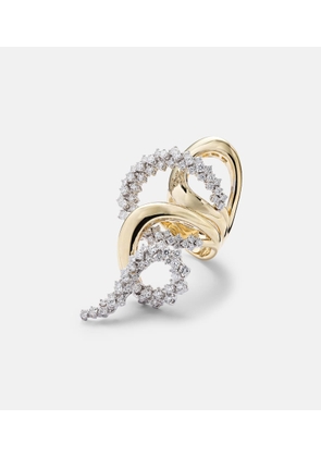 Yeprem Golden Strada 18kt gold and white gold ring with diamonds