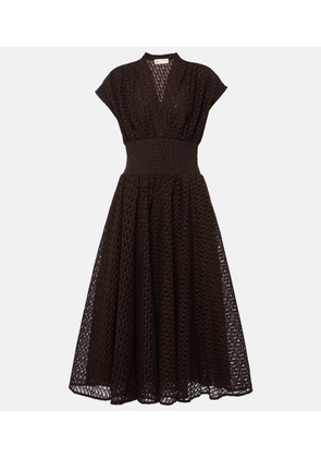 Tory Burch Cotton broderie anglaise midi dress