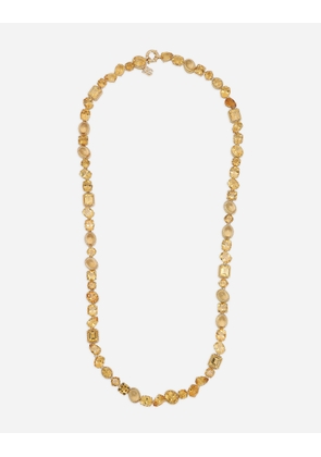 Dolce & Gabbana Rainbow Monochrome Sautoir 18-carat Yellow Gold And Citrines - Woman Necklaces Gold Gold Onesize