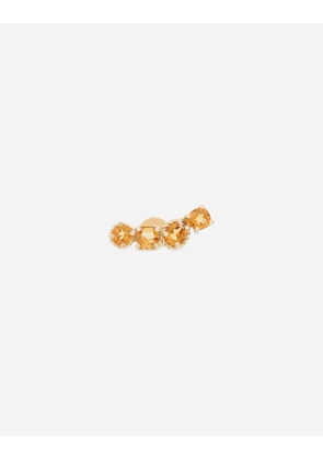 Dolce & Gabbana Single Rainbow Monochrome Earring 18-carat Yellow Gold And Citrines - Woman Earrings Gold Gold Onesize