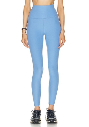 Beyond Yoga Spacedye Caught In The Midi High Waisted Legging in Flower Blue Heather - Blue. Size L (also in ).