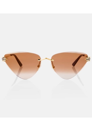 Cartier Eyewear Collection Panthere de Cartier cat-eye sunglasses