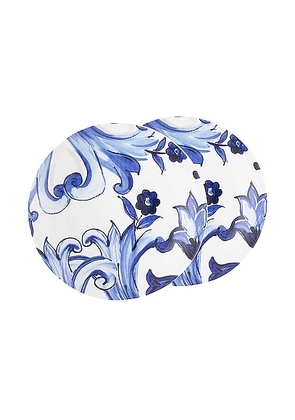 Dolce & Gabbana Casa Set Of 2 Mediterraneo Fiore Piccolo Bread Plates in Blue & White - Blue. Size all.