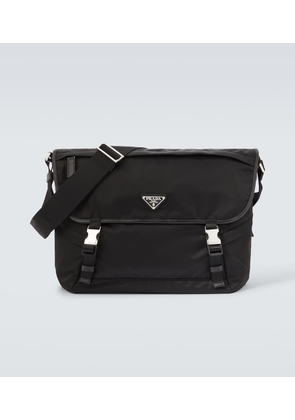 Prada Leather-trimmed Re-Nylon messenger bag