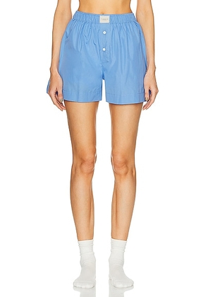 Comme Si La Boxer Classica Short in Grecian Blue - Blue. Size L (also in XS, S, M, XL).