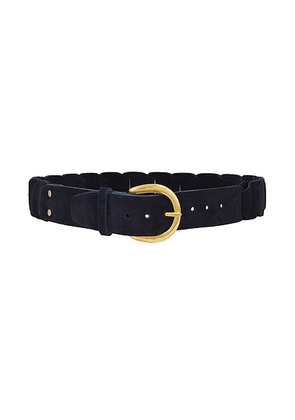 BODE Suede Link Belt in Navy - Navy. Size L (also in ).