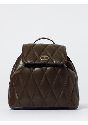 Backpack TWINSET Woman color Brown