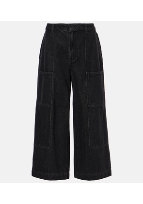 Vince Cropped wide-leg jeans