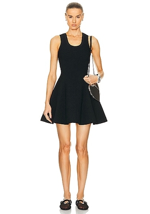 ALAÏA Croco Dress in Noir - Black. Size 40 (also in ).