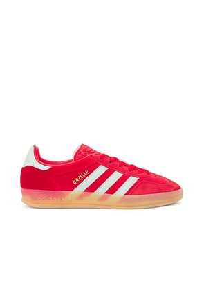 Adidas Originals Gazelle Indoor in Better Scarlet  Hazy Green  & Gum 3 - Red. Size 6.5 (also in ).
