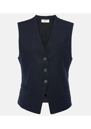 Vince Linen-blend vest