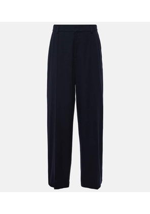 Vince Linen-blend wide-leg pants
