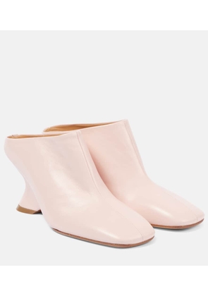 Dries Van Noten Glove 75 leather wedges