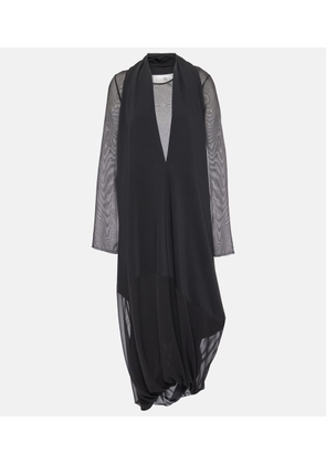 MM6 Maison Margiela Draped midi dress