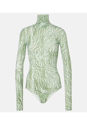 MM6 Maison Margiela Printed jersey bodysuit