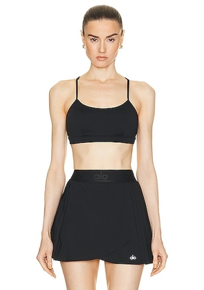 Alo Airlift Intrigue Bra in Black - Black. Size M (also in XL).