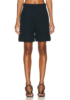 Bottega Veneta Tailored Short in Abyss - Navy. Size 40 (also in ).