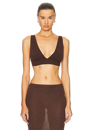 Eterne Willa Top in Chocolate - Chocolate. Size M/L (also in ).