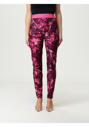 Pants VERSACE JEANS COUTURE Woman color Burgundy