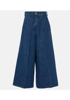 Patou High-rise wide-leg jeans