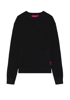 The Elder Statesman Simple Crew in Black - Black. Size M (also in S).