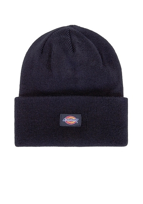 Dickies Tall Beanie in Dark Navy - Black. Size all.