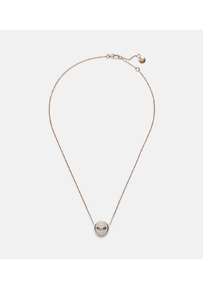 Pomellato Pom Pom Dot 18kt rose gold pendant necklace with mother-of-pearl and diamonds