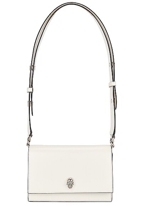 McQueen Small Skull Bag in Soft Ivory - Ivory. Size all.