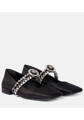 Versace Medusa '95 embellished ballet flats