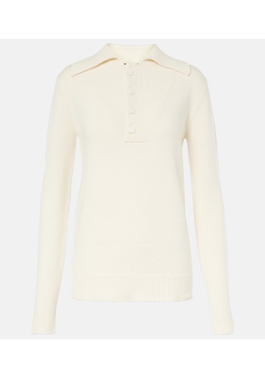 Plan C Wool and cashmere polo sweater