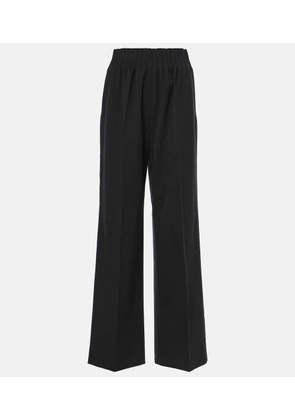 Fforme Maud cotton and linen wide-leg pants