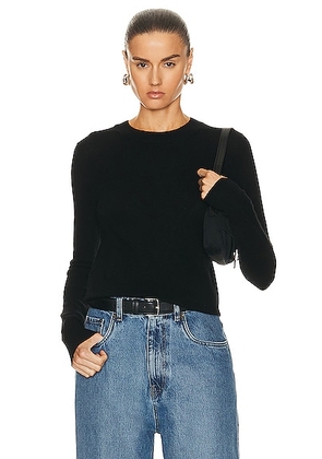 Eterne Francis Cashmere Sweater in Black - Black. Size M/L (also in XS/S).