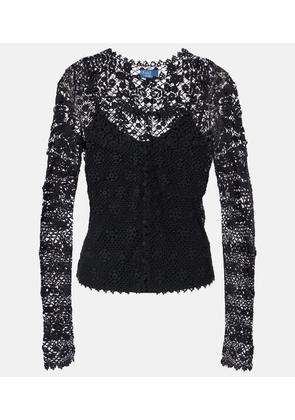 Polo Ralph Lauren Layered cotton lace top