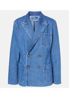 Polo Ralph Lauren Double-breasted denim blazer