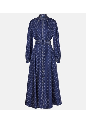 Polo Ralph Lauren Paisley silk midi dress