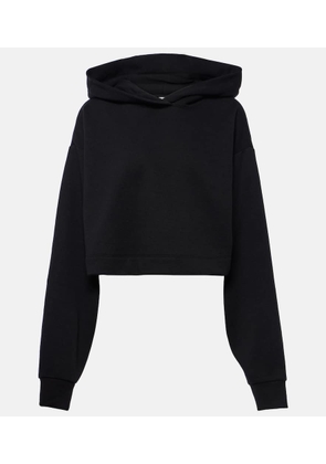 Alo Yoga Bae cropped cotton-blend hoodie