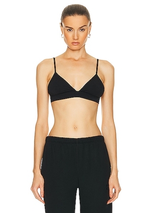 Eterne Triangle Bra in Black - Black. Size XS (also in ).