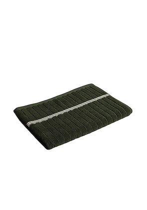 BAINA Bath Mat in Moss - Dark Green. Size all.
