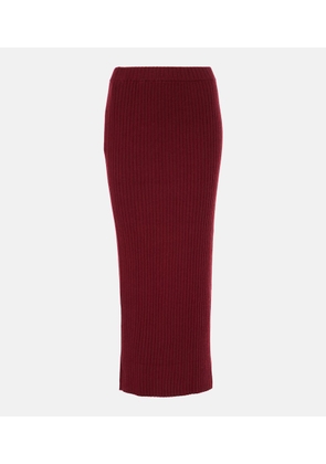 Jardin des Orangers Cashmere midi skirt