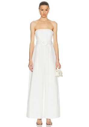 HEMANT AND NANDITA Nera Jumpsuit in White - White. Size S (also in ).