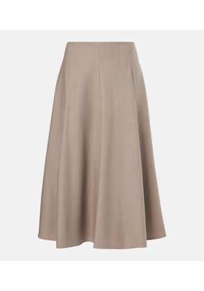 Brunello Cucinelli Wool midi skirt