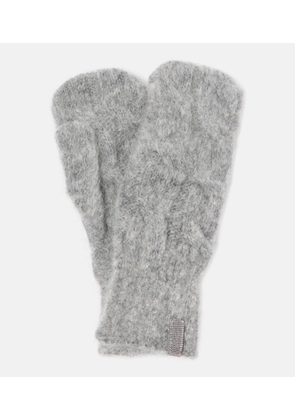 Brunello Cucinelli Mohair and wool gloves