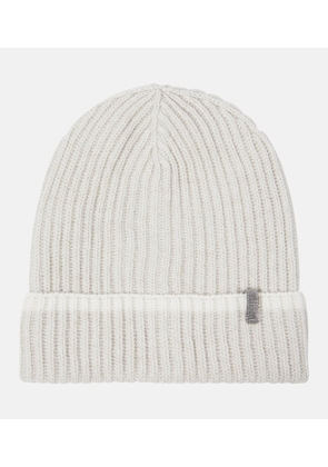 Brunello Cucinelli Monili embellished cashmere beanie
