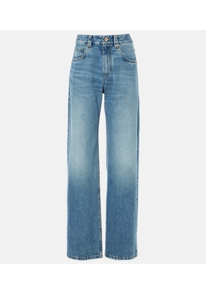 Brunello Cucinelli High-rise straight jeans