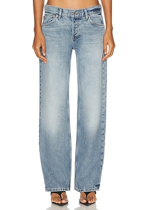 EB Denim Low Rise Baggy Jeans in Luca - Denim-Light. Size 23 (also in 27, 29, 30, 31, 32, 33).