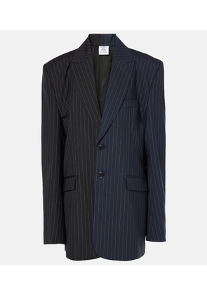 Vetements Pinstripe wool blazer