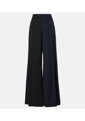 Vetements Pinstripe wool wide-leg pants